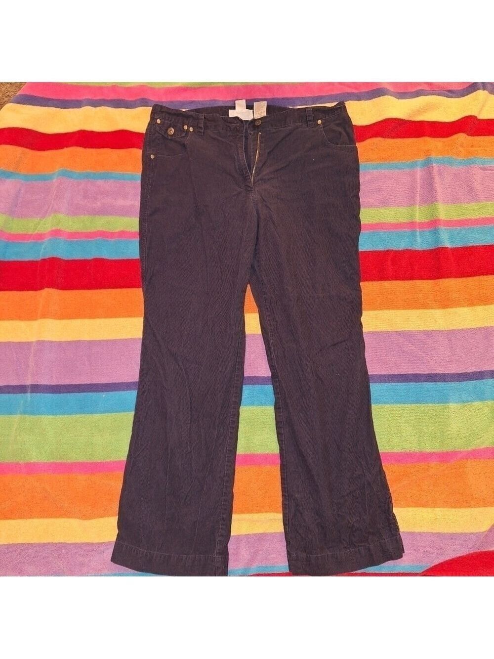 Sag Harbor Navy Corduroy Pants